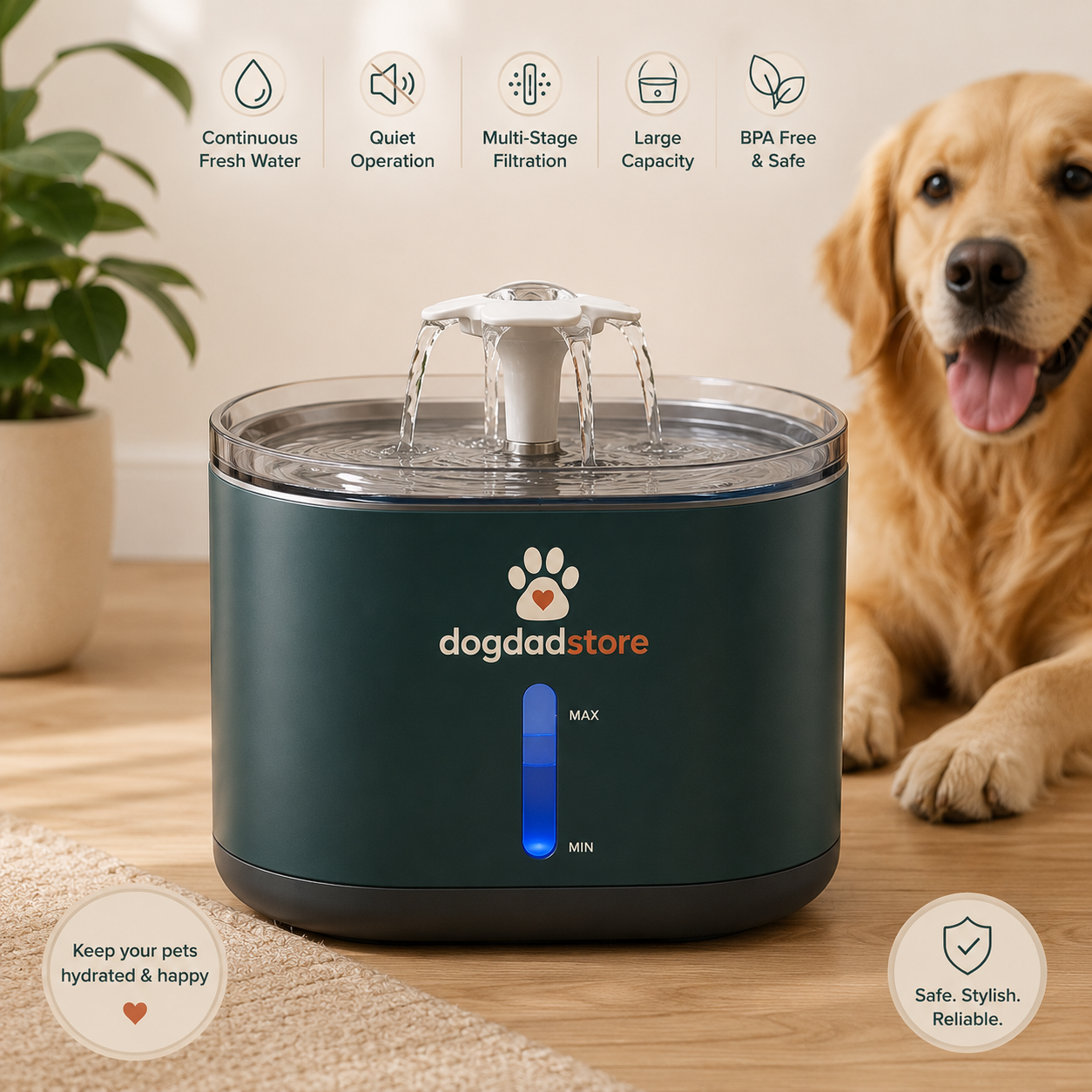 Automatic Pet Water Fountain